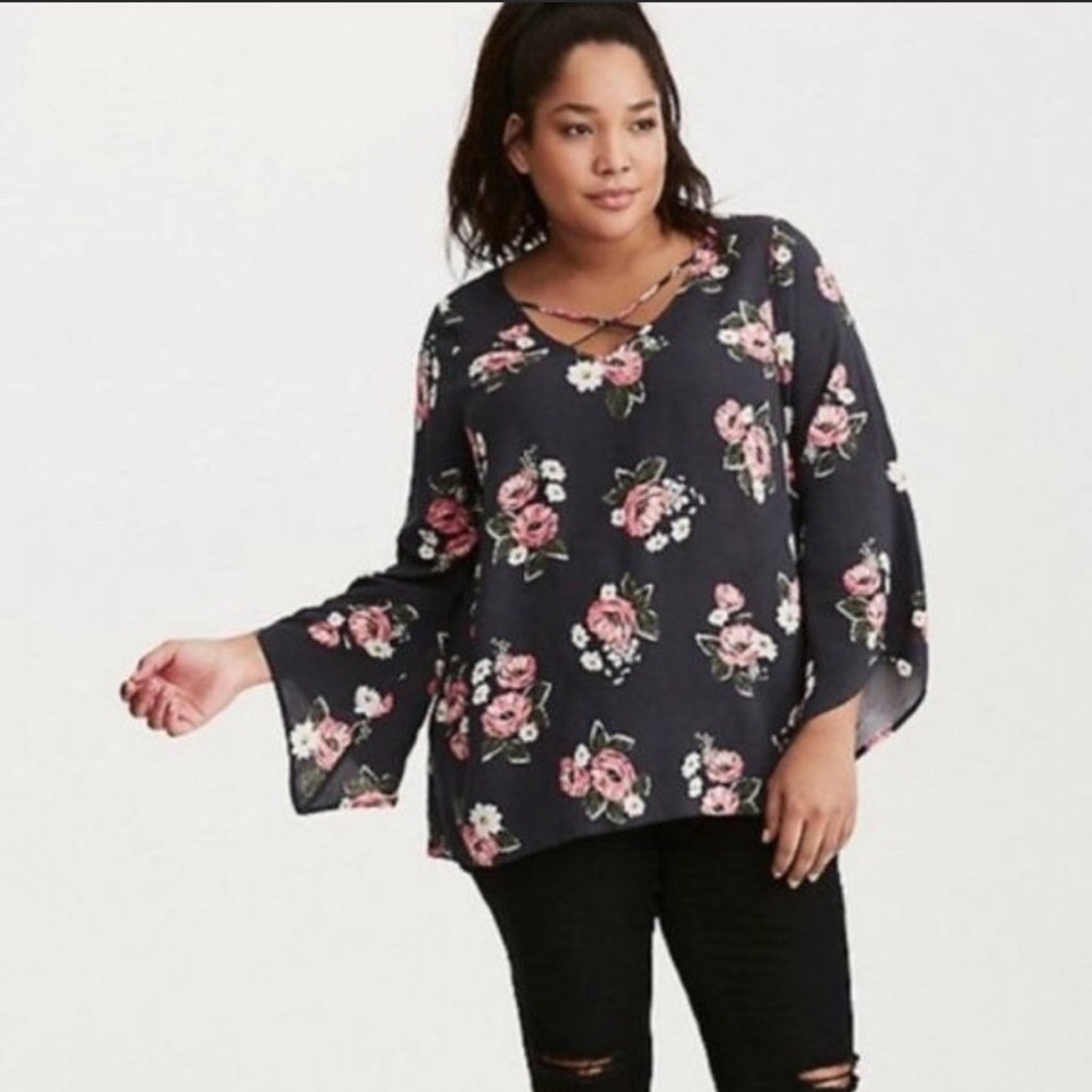 Torrid Long Sleeve Challis, Torrid 4